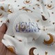 Printed Kashkorse Fabric | 94% Cot 6% Ea | Moon Cemsa Textile
