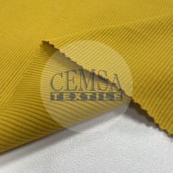 Rib Fabric | 92% Cot 8% Ea | Mustard