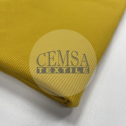 Rib Fabric | 92% Cot 8% Ea | Mustard