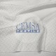 Transfer Rib Fabric| 100% Cotton | White Diagonal Line Cemsa Textile