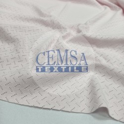Pointelle Rib / Transfer Rib Fabric 100% Cotton | Pink Diagonal Line Pointelle Rib / Transfer Rib Fabric 100% Cotton | Pink Diagonal Line