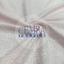 Pointelle Rib / Transfer Rib Fabric 100% Cotton | Pink Rose Pointelle Rib / Transfer Rib Fabric 100% Cotton | Pink Rose