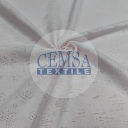 Pointelle Rib / Transfer Rib Fabric 100% Cotton | Pink Butterfly Pointelle Rib / Transfer Rib Fabric 100% Cotton | Pink Butterfly