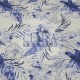 Sateen S_233059 Printed Sateen Fabric | 100% Cotton| Blue Flower 233059