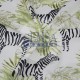 Printed Sateen Fabric | 100% Cotton| Zebra 233061 Cemsa Textile