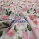 Sateen S_233082 Printed Silky Sateen Fabric | 100% Cotton| Watercolor Flower 233082