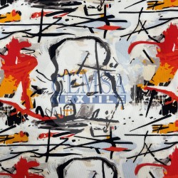 Printed Single Jersey | 95% Cot 5% Ea | Abstract Printed Single Jersey | 95% Cot 5% Ea | Abstract