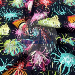 Printed Single Jersey | 95% Cot 5% Ea | Primrose