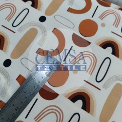 Printed Single Jersey | 95% Cot 5% Ea | Rainbow
