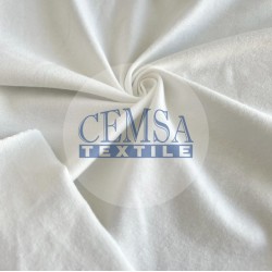 Single Jersey 45% Cot 45% Modal 10% Elastan | Carbon Brushed Extra Silicon | 210 gsm | Ecru