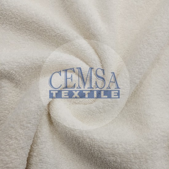 Towel Fabric 100% Cotton | Ecru Cemsa Textile
