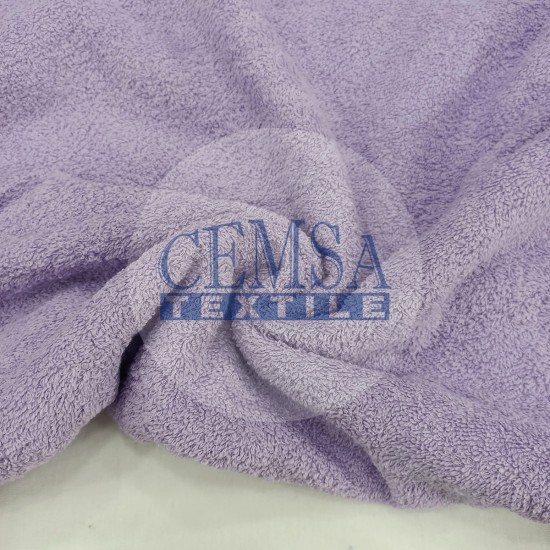 Towel Fabric 100% Cotton | Lilac Cemsa Textile