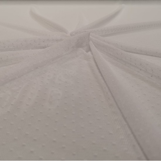 Tulle | 100% Pes | White Cemsa Textile