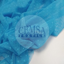 Tulle | 100% Pes | Blue Tulle | 100% Pes | Blue