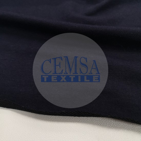 Two Yarn Fleece 72% Cot 23% Pes 5% Ea | Navy Cemsa Textile