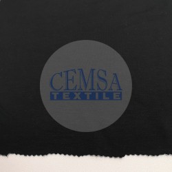 Two Yarn Fleece 92% Viscose 8% Ea | Black Two Yarn Fleece 92% Viscose 8% Ea | Black