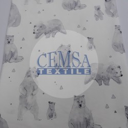 Two Yarn Fleece | 95% Cotton 5% Ea | Bear Two Yarn Fleece | 95% Cotton 5% Ea | Bear