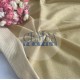 Two Yarn Fleece 95% Cotton 5% Lurex | Gold