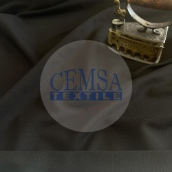 Two Yarn Fleece 72% Cotton 24% Polyester 6% Elastan | Black Two Yarn Fleece 72% Cotton 24% Polyester 6% Elastan | Black
