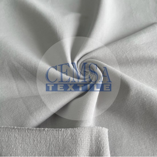 Two Yarn Fleece 95% Cotton 5% Ea | Grey Cemsa Textile