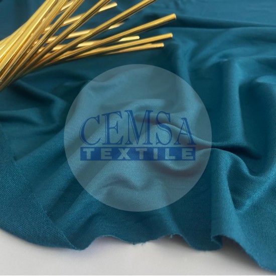 Two Yarn Fleece 95% Viscose 5% Ea | Petrol Cemsa Textile