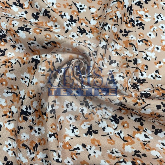 Printed Woven Fabric 100% Viscose | Belmando Flower