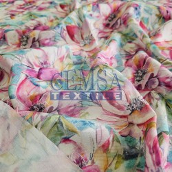 Printed Woven Fabric 100% Viscose| Vual 92095