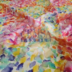 Printed Woven Fabric 100% Viscose| Vual 92089