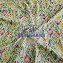 Printed Woven Fabric 100% Viscose| Vual 92094
