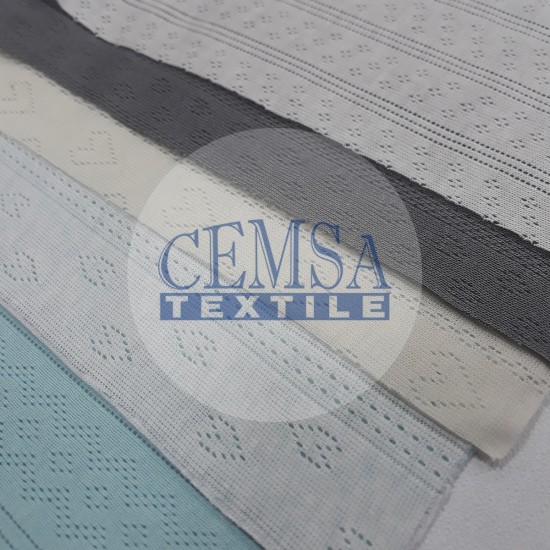 Transfer Rib Fabric | 50% Modal 50% Cot | 19-72 Cemsa Textile