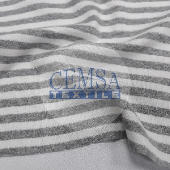 Transfer Rib Fabric | 95% Cot 5% Lurex | 19-499/1 Cemsa Textile
