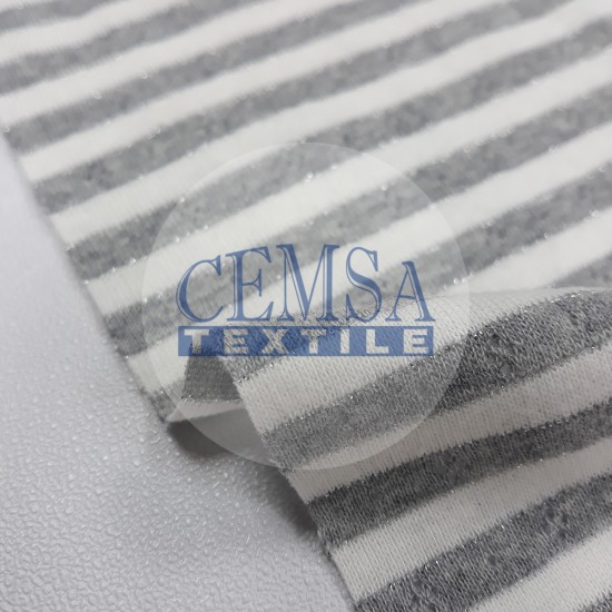 Transfer Rib Fabric | 95% Cot 5% Lurex | 19-499/1 Cemsa Textile