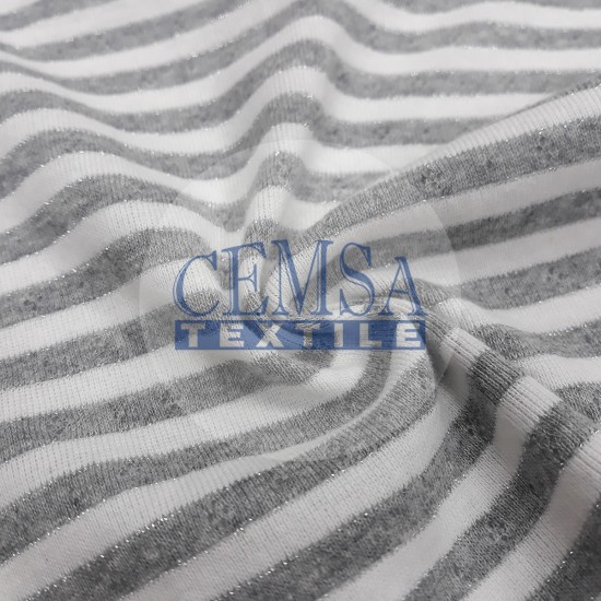Transfer Rib Fabric | 95% Cot 5% Lurex | 19-499/1 Cemsa Textile