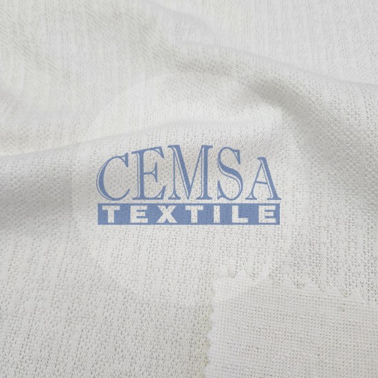Knitted Jacquard Fabric 50% Polyester 50% Cotton | 5/018-02 Cemsa Textile