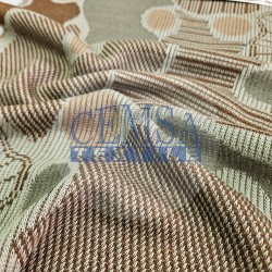 Knitted Jacquard Fabric 65% Polyester 35% Viscose | 5/027-08