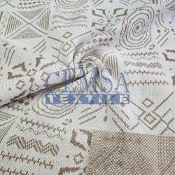 Knitted Jacquard Fabric 55% Polyester 33% Cotton 12% Viscose | 5/030-18