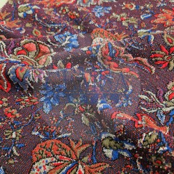 Knitted Jacquard Fabric 65% Polyester 25% Viscose 5% Elastan 5% Lurex | 5319-36