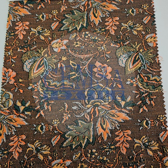 Knitted Jacquard Fabric 65% Polyester 25% Viscose 5% Elastan 5% Lurex | 5319-32 Cemsa Textile