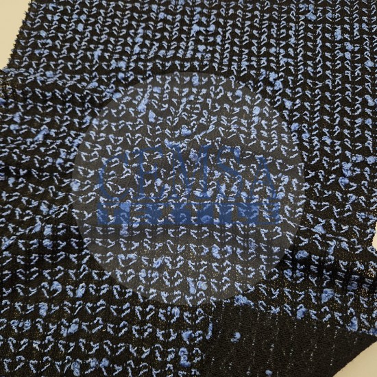 Knitted Jacquard Fabric 52% Polyester 25% Viscose 23% Poliakrilonitril | 5912-15 Cemsa Textile