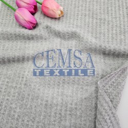 Knitted Jacquard Fabric 63% Polyester 34% Viscose 3% Elastan | 5872-05