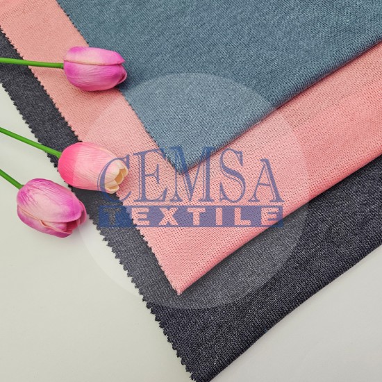 Knitted Jacquard Fabric 65% Polyester 35% Viscose | 6578-64 Cemsa Textile