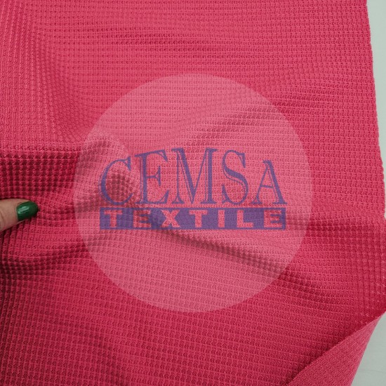 Knitted Jacquard Fabric 64% Polyester 33% Viscose 3% Elastan | 6762-13 Cemsa Textile