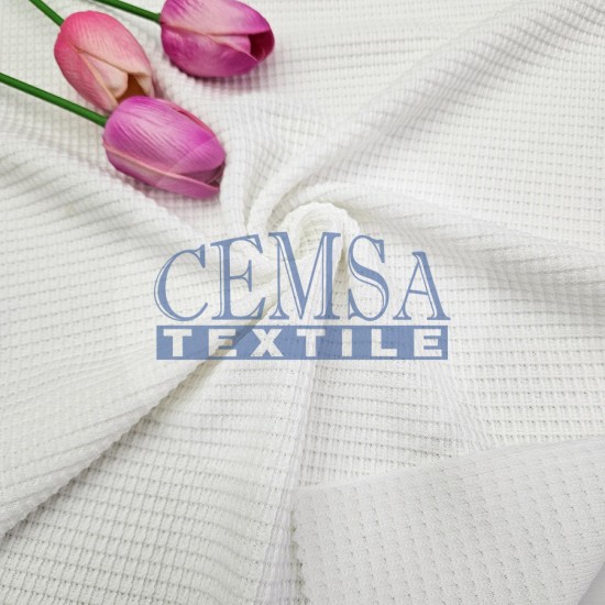 Knitted Jacquard Fabric 65% Polyester 35% Viscose | 6949-03 Cemsa Textile