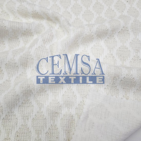 Knitted Jacquard Fabric 39% Polyamide 38% Polyester 16% Viscose 10% Cotton | 6818-02 Cemsa Textile