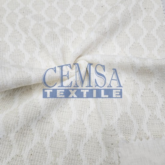 Knitted Jacquard Fabric 39% Polyamide 38% Polyester 16% Viscose 10% Cotton | 6818-02 Cemsa Textile