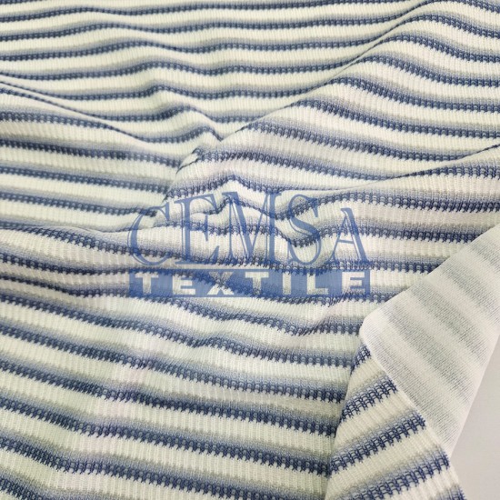 Knitted Jacquard Fabric 58% Polyester 36% Viscose 6% Polyamide | 6829-07 Cemsa Textile