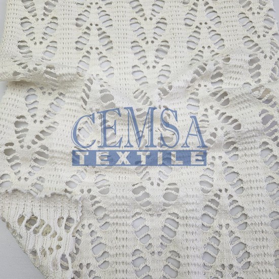 Knitted Jacquard Fabric 50% Polyester 48% Cotton 2% Elastan | 7/012-02 Cemsa Textile