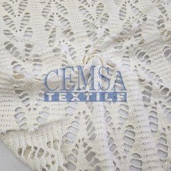 Knitted Jacquard Fabric 50% Polyester 48% Cotton 2% Elastan | 7/012-02