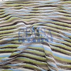 Knitted Jacquard Fabric 58% Polyester 21% Cotton 19% Viscose 2% Elastan | YM00085