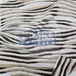 Knitted Jacquard Fabric 50% Polyester 48% Cotton 2% Elastan | YM00087